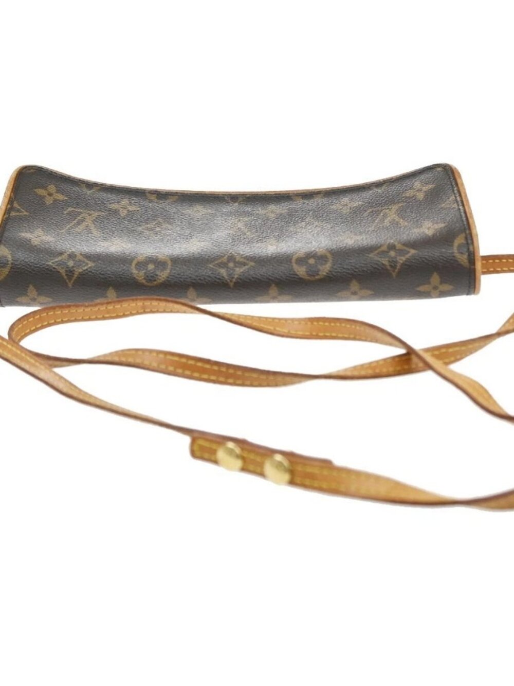LOUIS VUITTON Pochette Twin GM 2Way Shoulder Bag Monogram Brown M51852 86SA078 - Picture 5 of 14